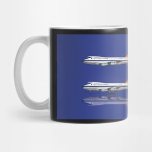 The Classsic South African Airways 747-SP-44 Mug